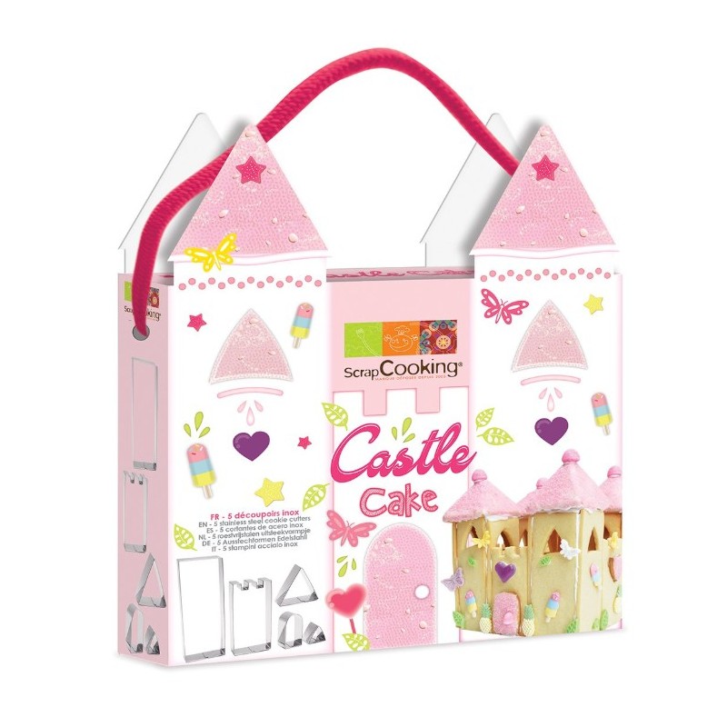 Castle cake Cutters Kit of ScrapCooking