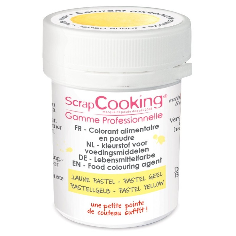 food color powder pastel yellow 5g