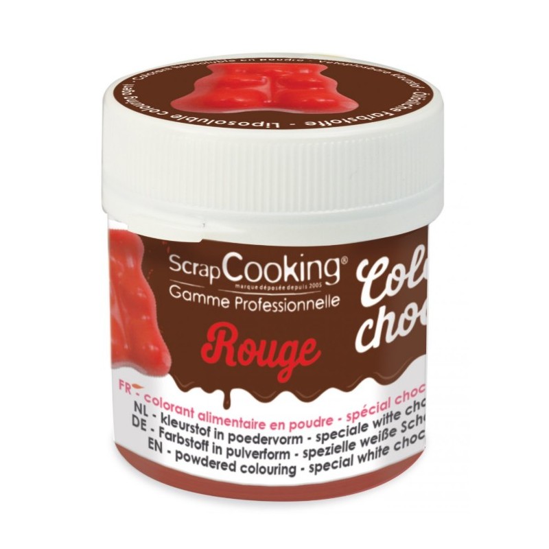 Color'choco fettlöslich rot 5 g - ScrapCooking