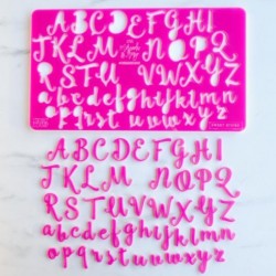 Full set embosser uppercase & lowercase letter - SweetSticks - Sweet Stamp Amycakes
