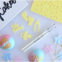 estampadora "Oh Baby Elements" / elementos de bebé - Sweet Stamp Amycakes