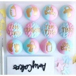 estampadora "Oh Baby Elements" / elementos de bebé - Sweet Stamp Amycakes