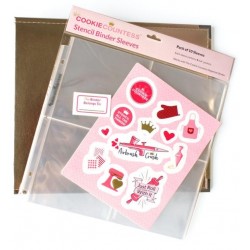 stencil storage binder - Cookie Countess