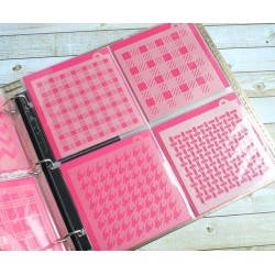 stencil storage binder - Cookie Countess