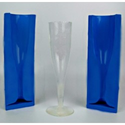 simi champagne glass 3D mold 8.25" (20.95 cm) - SimiCakes