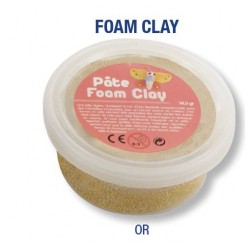 modeling clay - gold - 38,5 gr - FOAM CLAY