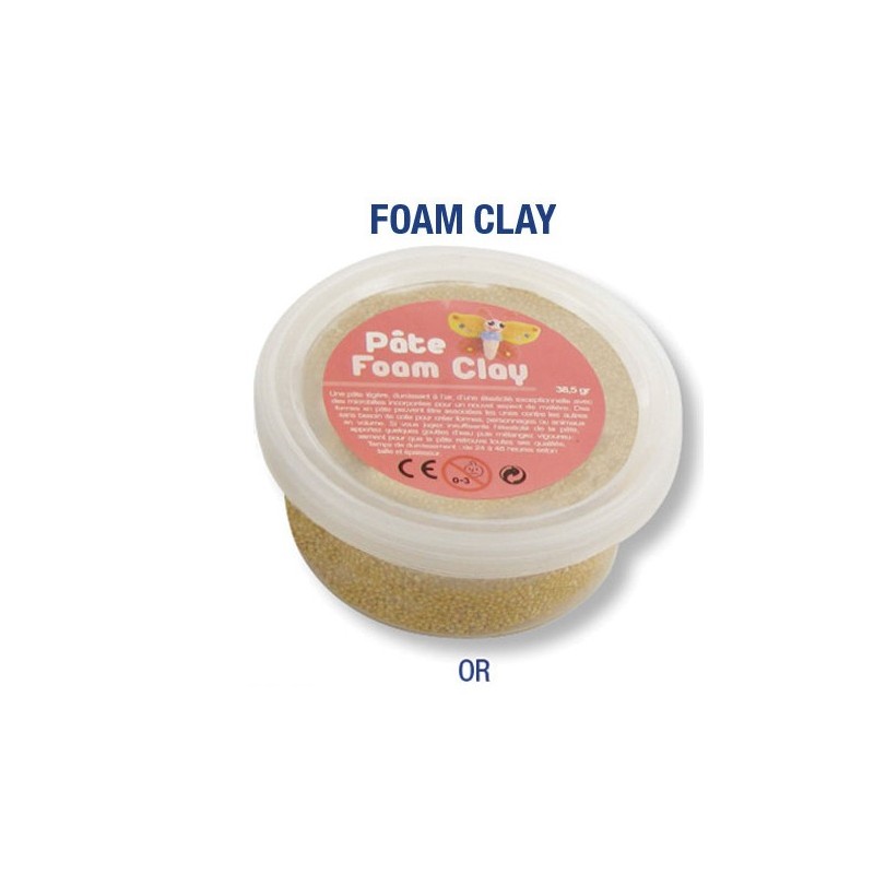 modeling clay - gold - 38,5 gr - FOAM CLAY