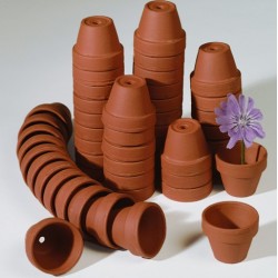 vaso di terracotta - Ø 8 cm x H 7 cm