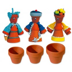 terracotta pot - Ø 8 cm x H 7 cm