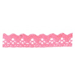 rosa selbstklebendes Baumwollspitzenband
