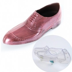 chocolate polycarbonate mold "gentleman shoe" 17.5 x H 5 cm