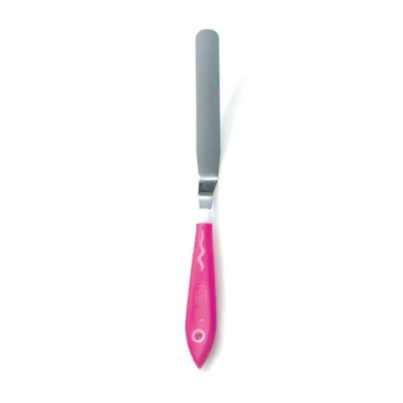 knife angled pink spatula 24 cm - blade 11 cm - Decora