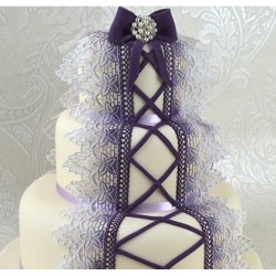 Peacock - 3D lace mat - Claire Bowman