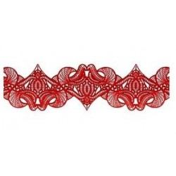 Art Nouveau Hearts - 3D lace mat - Claire Bowman