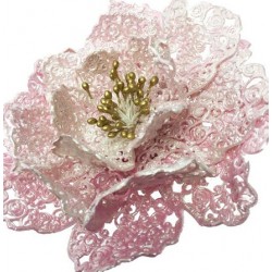 Florence Flower - 3D lace mat - Claire Bowman