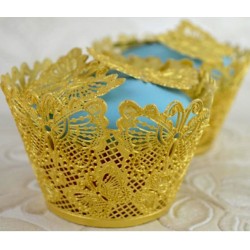 Schmetterlinge - 3D Spitzenform für Cupcake Wrapper - Claire Bowman
