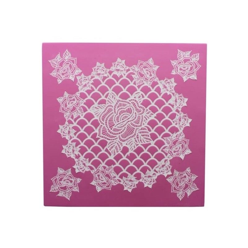 Rosie Cupcake - 3D lace mat - Claire Bowman