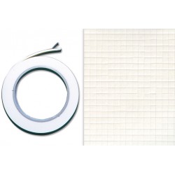 cinta de espuma adhesiva de doble cara de 1,2 cm x 2 metros - Espesor: 2 mm