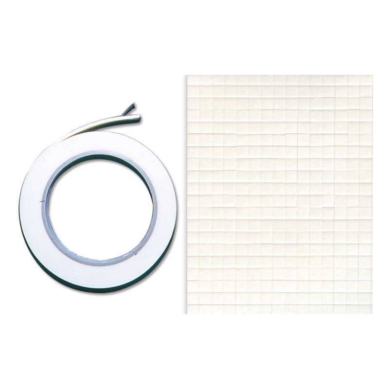 double-sided adhesive foam tape 1.2 cm x 2 meters - Thickness: 2 mm