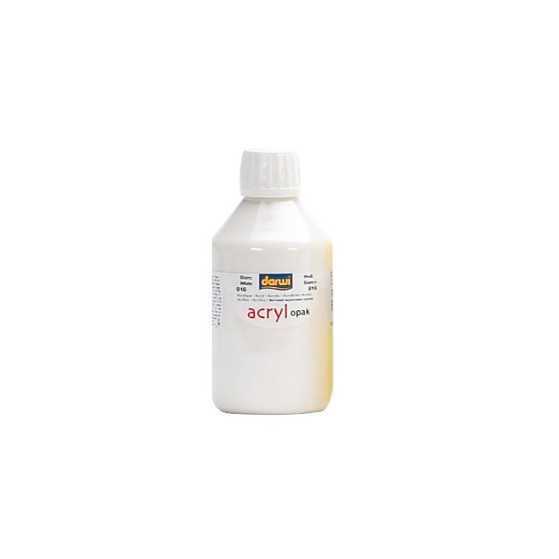 Acryl Opak acrilico vernice bianco 250 ml