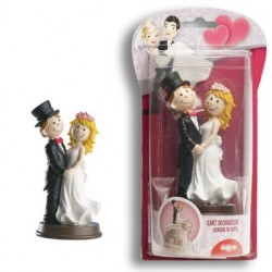 figurita pareja boda  - 13 cm