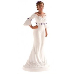 figurine de mariage - femme - glamour - 16 cm