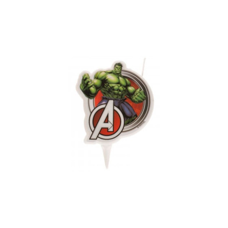 Kerze  Avengers Hulk - 2D - 7.50 cm