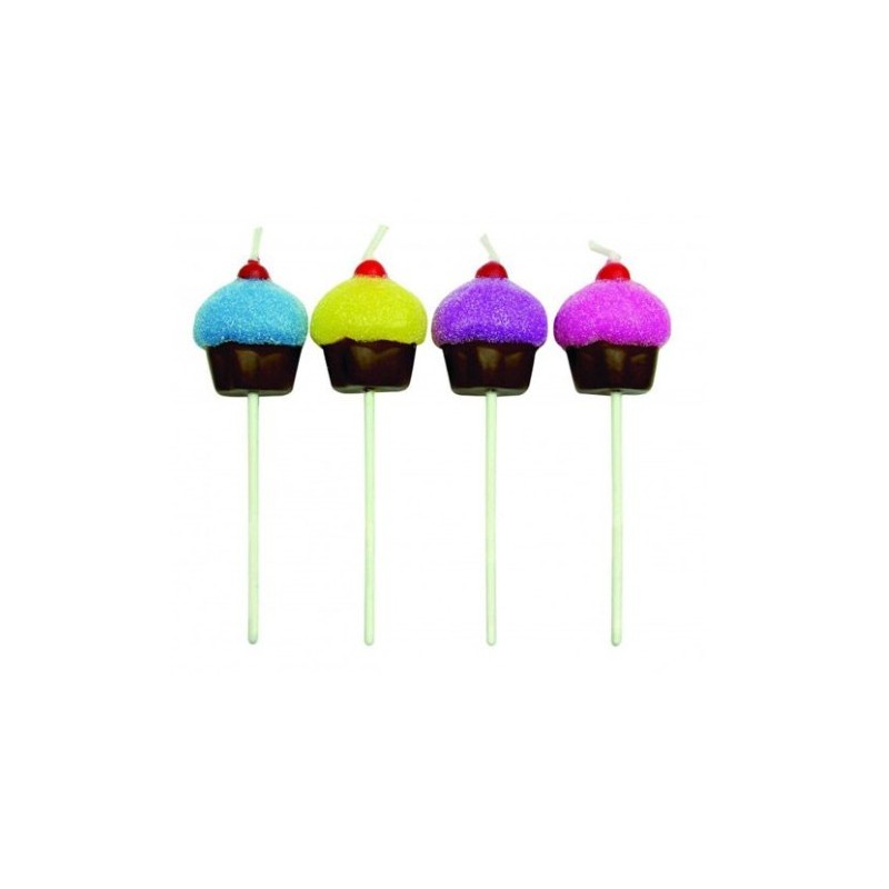 8 bougies cupcake - 2.5 cm