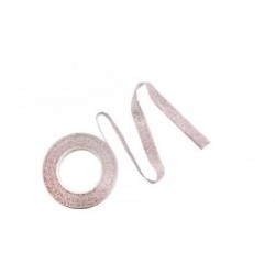 nastro adesivo floreale - scintillio d'argento rosa chiaro - PME