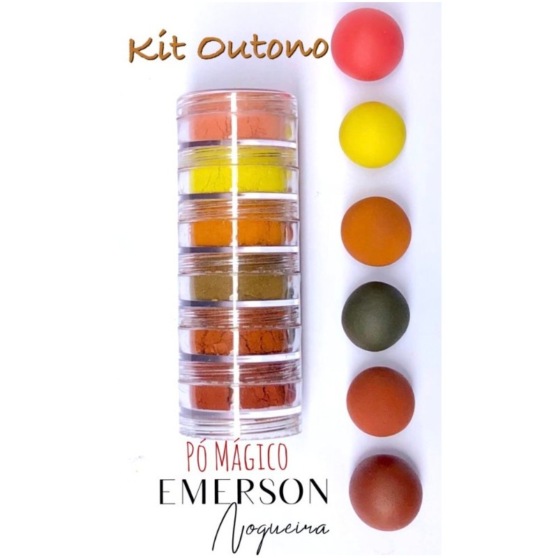 Kit "otoño" en polvo mágico - 6 piezas - Emerson