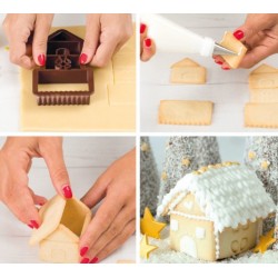 Cookie cutter little 3D house - Decora