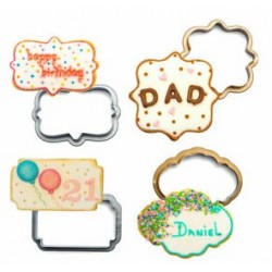 set 4 cookie cutter frames - Decora