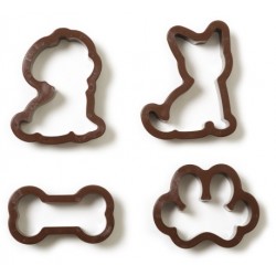 set 4 cookie cutter pets - Decora
