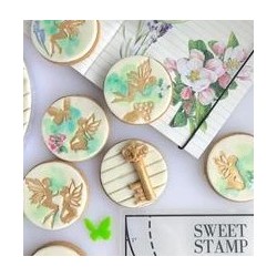 estampadora "enchanted garden Elements" / elementos de jardín encantado - Sweet Stamp Amycakes