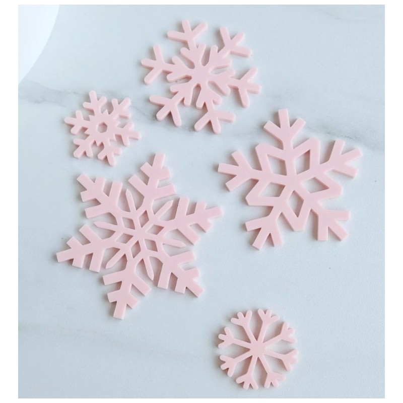 estampadora "snowflakes" / copos de nieve - Sweet Stamp Amycakes