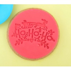 embosser "Ho Ho Ho" - ∅ 6 cm - Sweet Stamp Amycakes