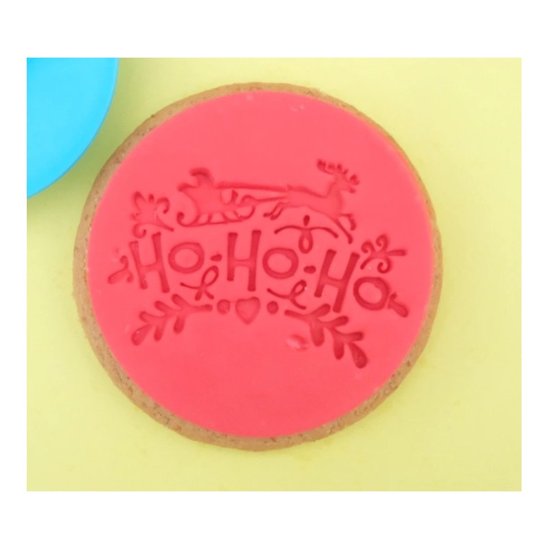 embosseur "Ho Ho Ho" - ∅ 6 cm - Sweet Stamp Amycakes