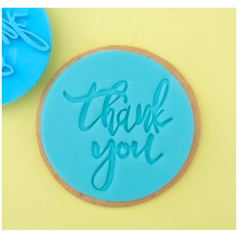 embosseur "Thank you" - ∅ 6 cm - Sweet Stamp Amycakes