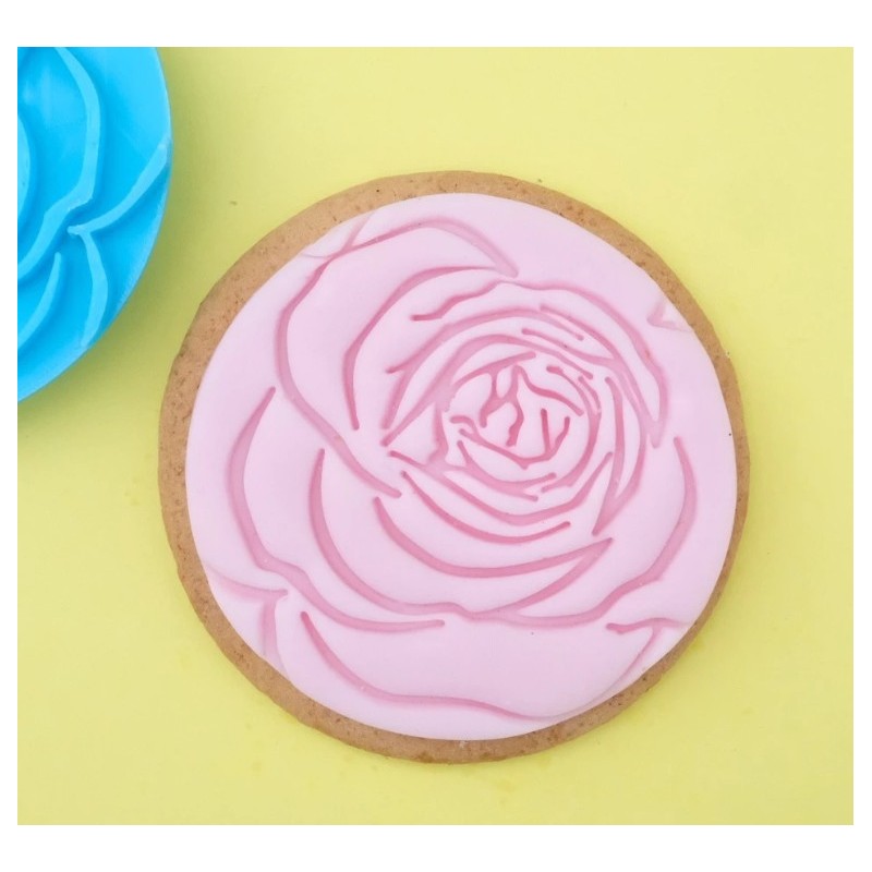 embosser "rosa" - ∅ 6 cm - Sweet Stamp Amycakes