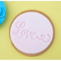 "Love" Druckersatz - ∅ 6 cm - Sweet Stamp Amycakes