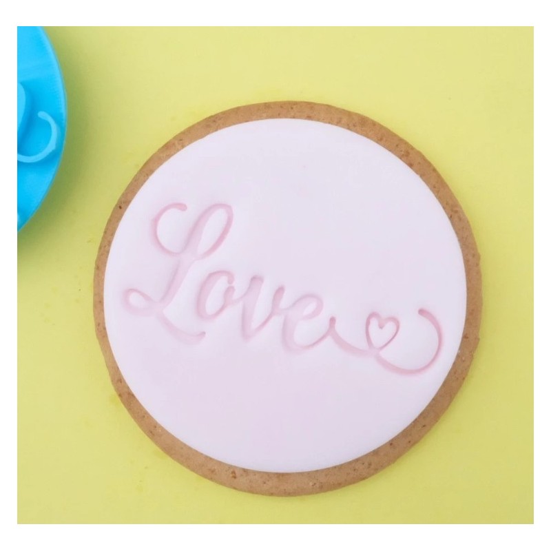 embosser "love" - ∅ 6 cm - Sweet Stamp Amycakes