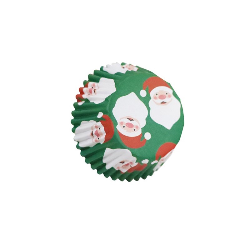 cupcakecups paper - Santa Claus - 30pcs - 7.4 x 3 cm - PME