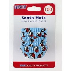 mini cupcakecups paper - Santa Hats - 100pcs - 3.5 x 2 cm - PME