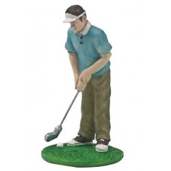 Figurita de resina - golfista - Culpitt