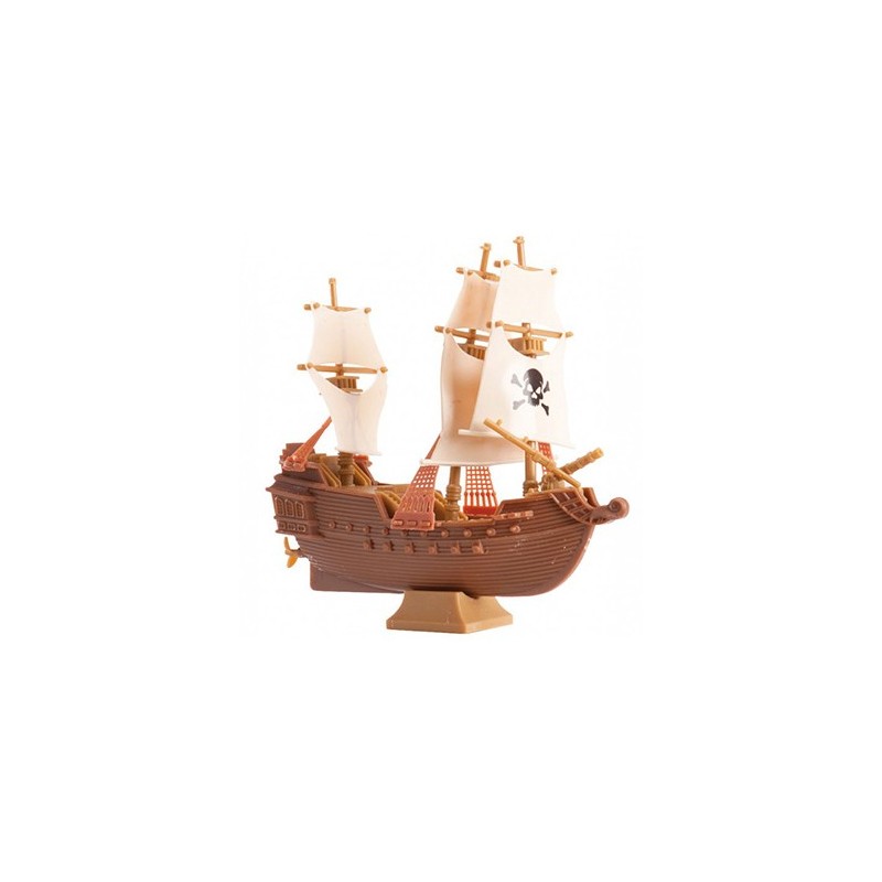 Figurine en plastique - bateau de pirate - Doric