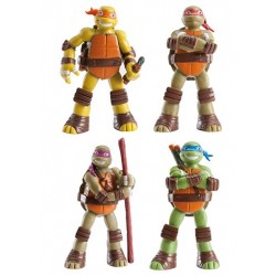 plastic topper - Teenage Mutant Ninja Turtles - 4 pieces - Dekora