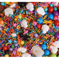 Decorazione zucchero spinkles - "DIA DE LOS MUERTOS" - 100g - Fancy Sprinkles