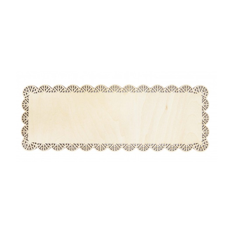 Holzständer und Spitze für Kuchen & Protokolle 35 x 13 cm - ScrapCooking