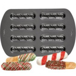 molde antiadherente para galletas - barra - 8 cavidades - Wilton