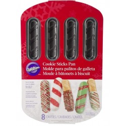 molde antiadherente para galletas - barra - 8 cavidades - Wilton